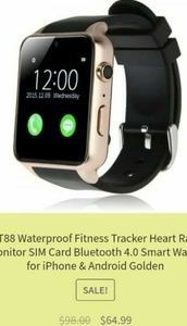 Waterproof Bluetooth Smart Watch for IPhone